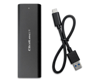 QOLTEC Obudowa | kieszeń do dysków M.2 SSD | NVME | PCI-E | USB typ C 50312 - 1324567 - zdjęcie 4